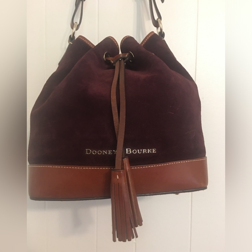 Dooney & Bourke Suede Dynamic Drawstring Crossbod… - image 4
